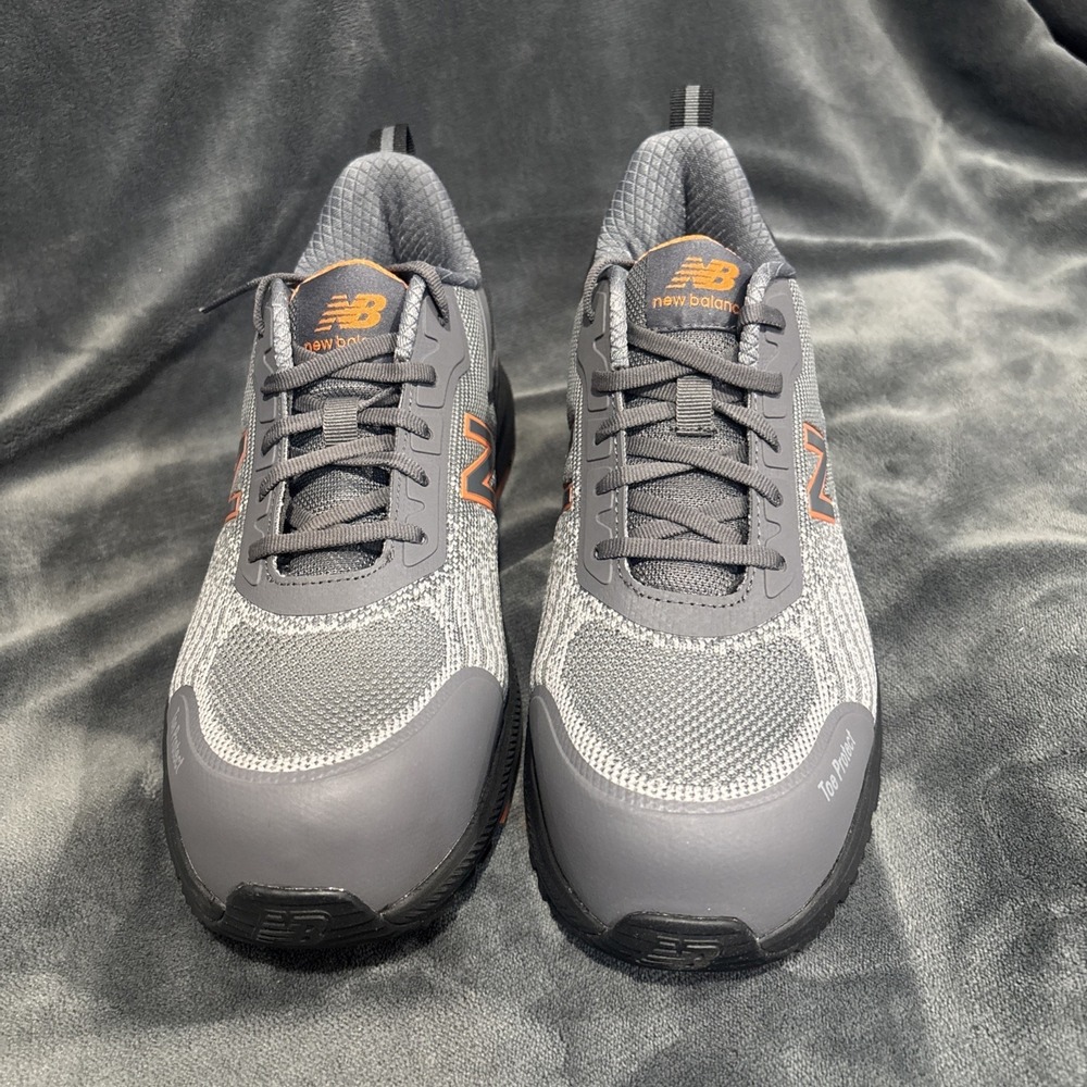 New Balance Speedware Eh Pr Grey/orange Size 8 Comp Toe